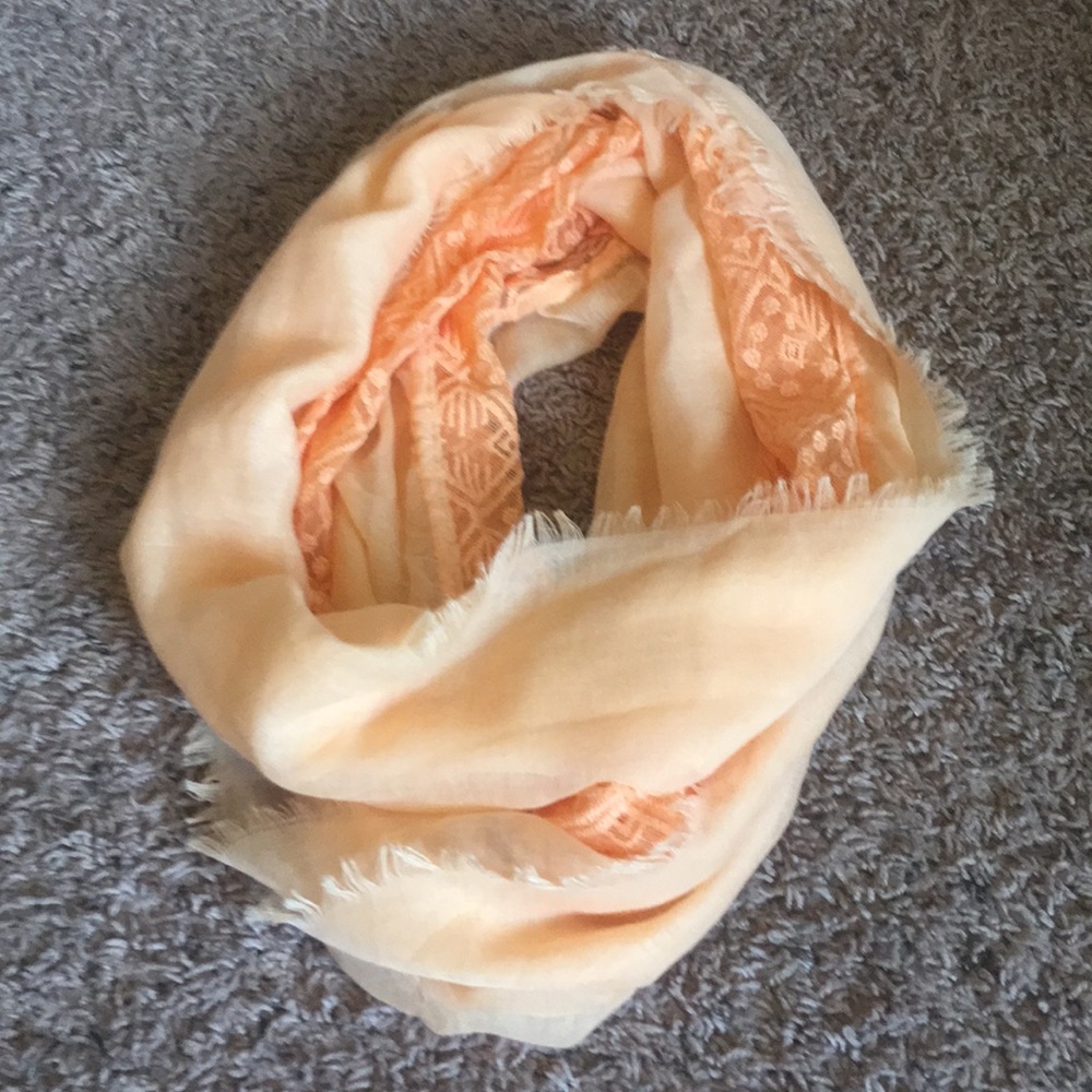 Orange Infinity Scarf